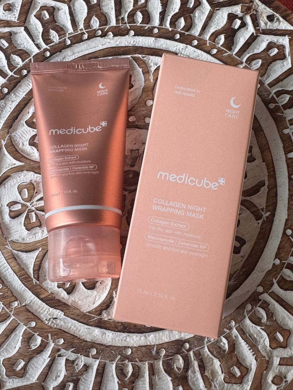 Medicube Collagen Night Wrapping Mask 75ml Korean Skincare Overnight Peel-Off